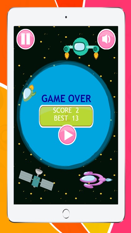 Spaceship Touch the Alien Game for Kids