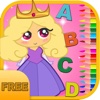 Free ABCs Kids Coloring for Princess