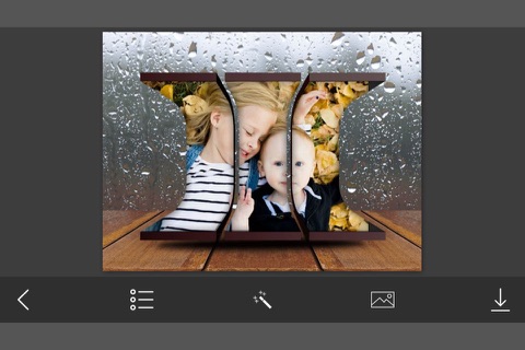 3D Rain Photo Frame - Amazing Picture Frames & Photo Editor screenshot 2