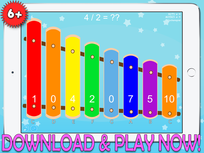 math music - play xylophone & count hd
