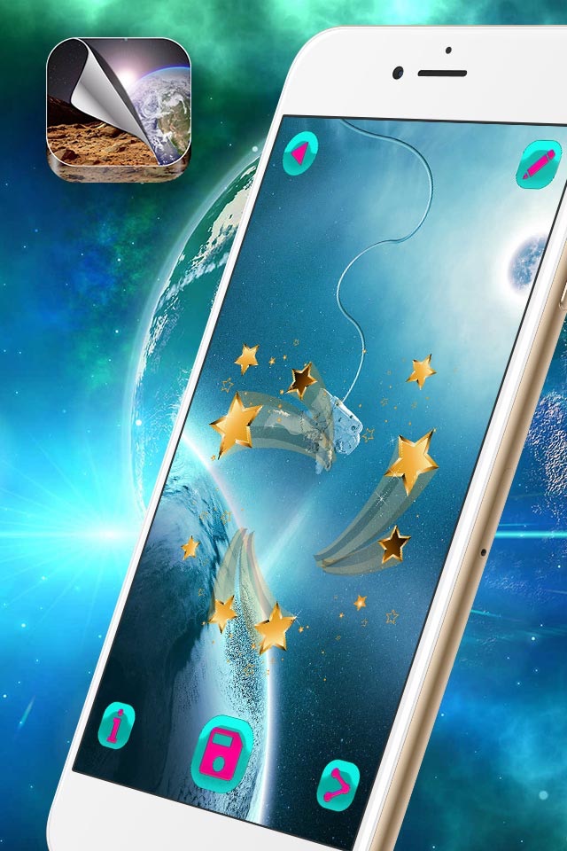 Cool Galaxy Wallpaper Free – Outer Space Themes with Stars and Planets Background.s screenshot 4