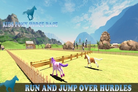 Pony Horse Kids Race screenshot 2