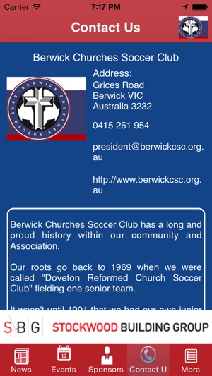 Berwick Churches Soccer Club(圖1)-速報App