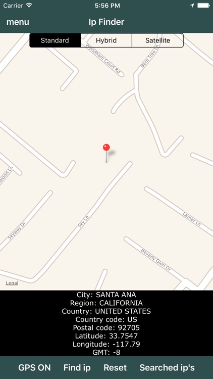 Address & IP address Finder