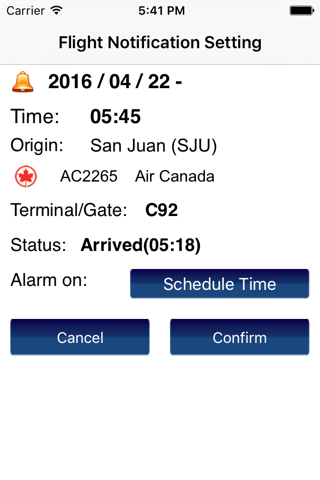 NY Newark Liberty Airport(EWR) Flight Info - náhled