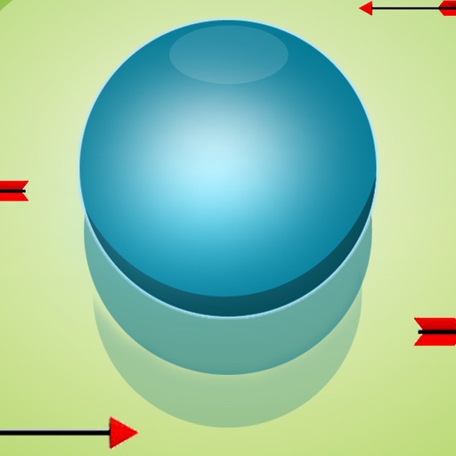 Bouncing Ball 2D - Dodge The Incoming Arrows, and Bounce The Ball To Collect Coins Icon