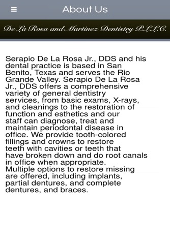 De La Rosa and Martinez Dentistry P.L.L.C. screenshot 2