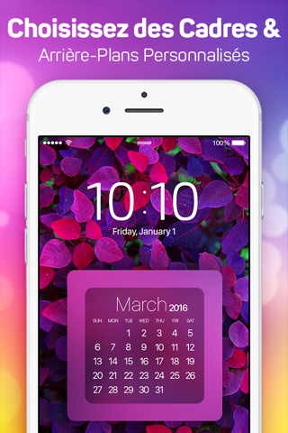 Lock Screen Designer Free - Lockscreen Themes and Live Wallpapers for iPhone. screenshot 3