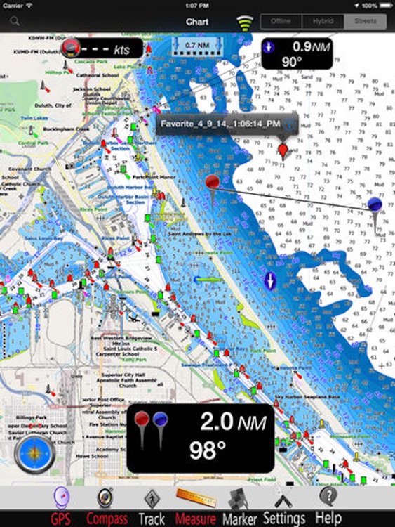 US Great Lakes GPS Charts Pro