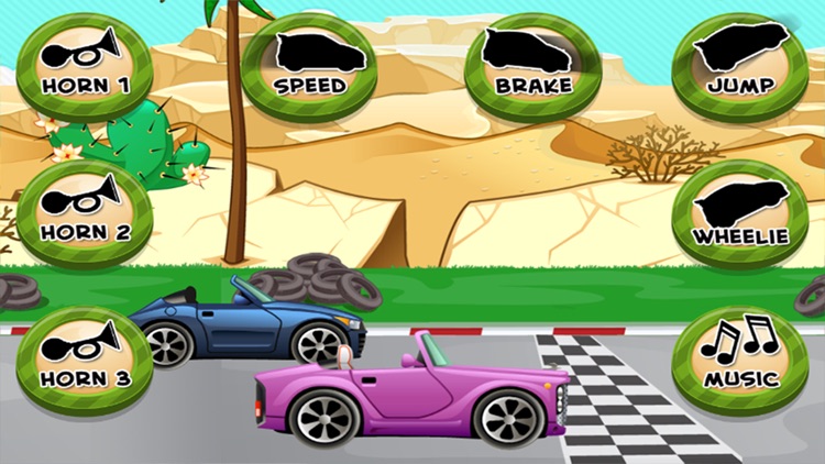 Car Race Game for Toddlers and Kids Free