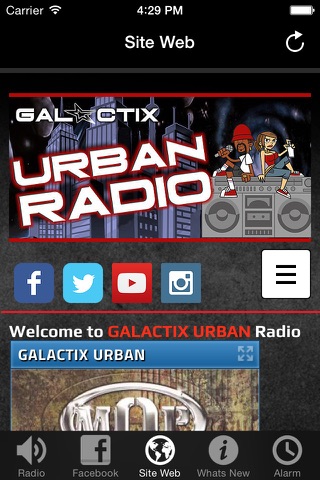 Galactix Urban Radio Official screenshot 2