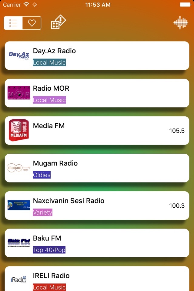 Azerbaycan Radio (AZ) : Musiqi & News - FM / AM screenshot 2