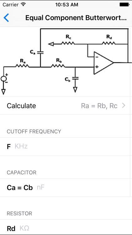 Electronic Filters Calculators - Electrical