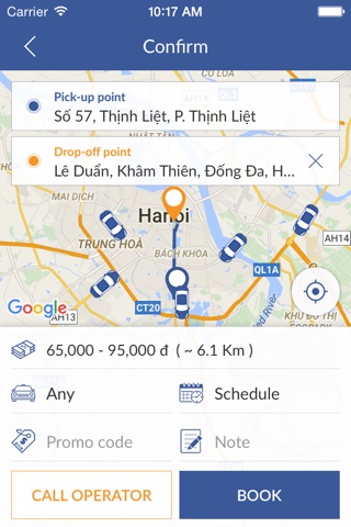 Sao HaNoi Taxi screenshot 2