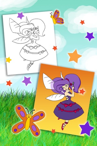 Paint fairies for girls from 3 to 6 years - Premium screenshot 4