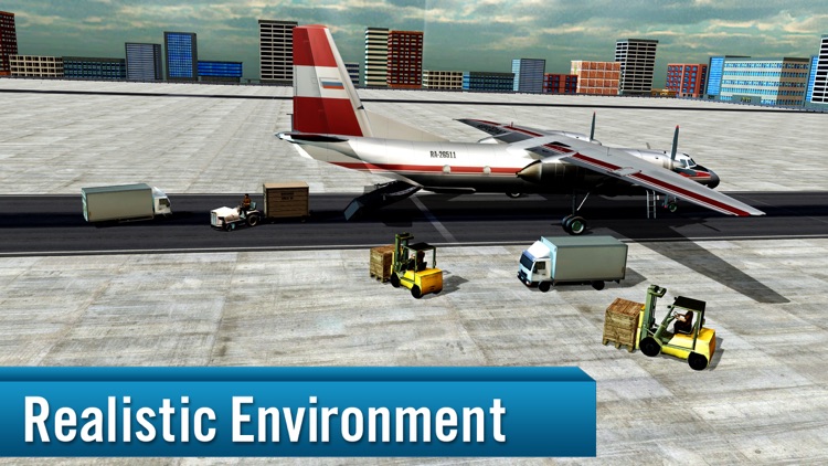 Airplane Cargo Truck Sim 3D screenshot-3