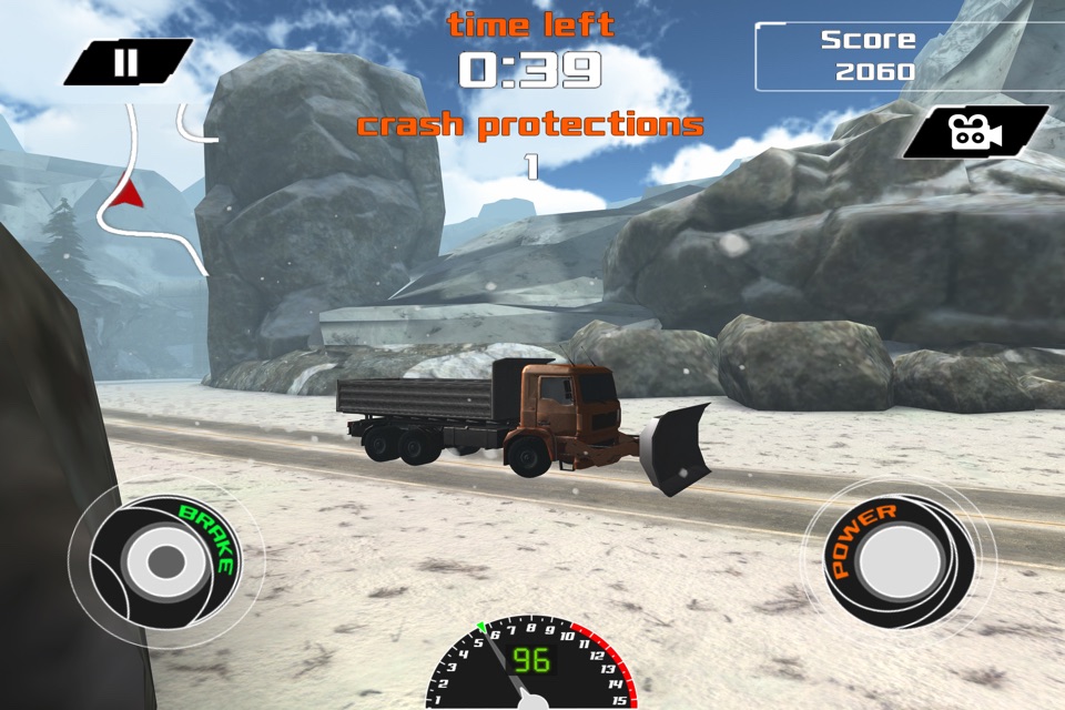 3D Snow Plow Racing- Extreme Off-Road Winter Race Simulator Free Version screenshot 4