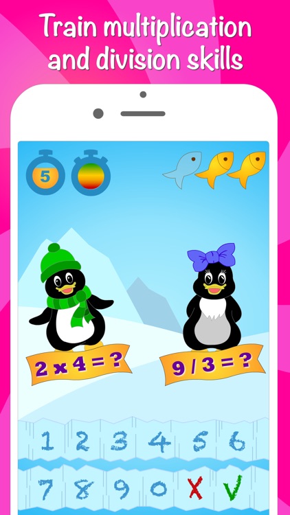 Icy Math Free - Multiplication times table for kids