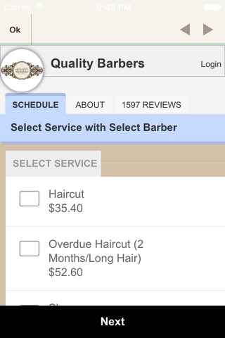 Quality Barbers screenshot 3