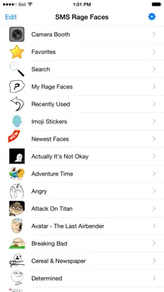 Captura 4 SMS Rage Faces - 3000+ Faces and Memes iphone