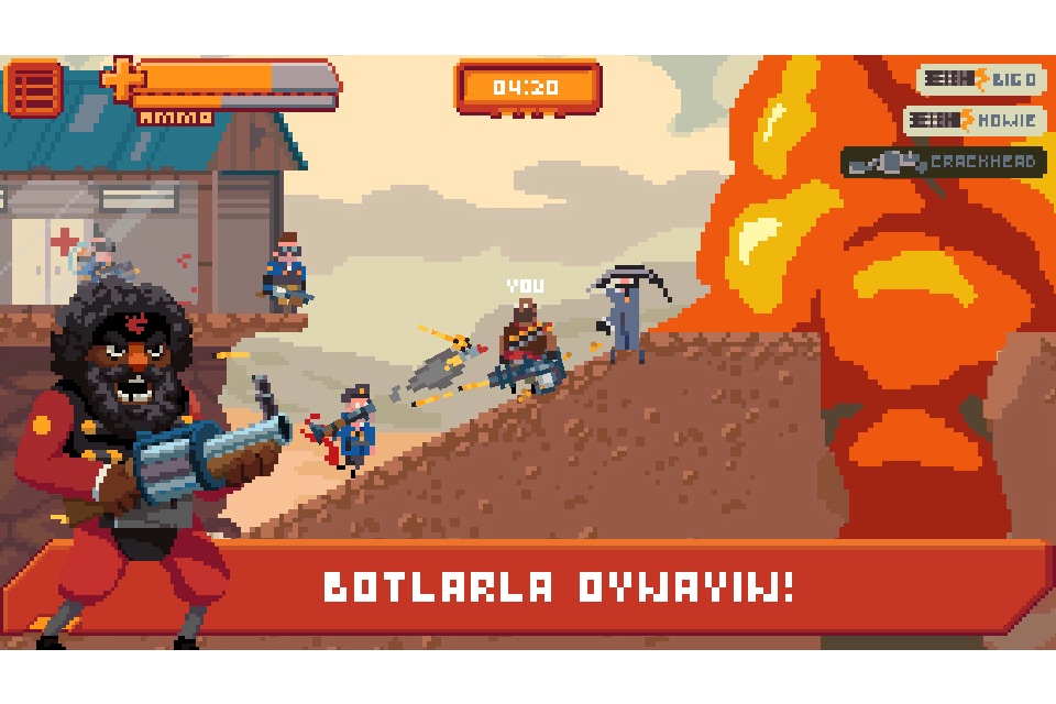 Gangfort - Online 2D Platformer Shooter screenshot 2