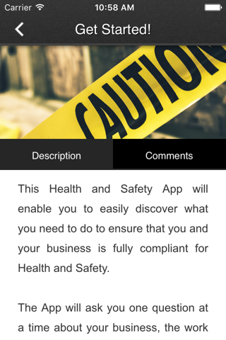 Health and Safety Compliance Checker screenshot 2