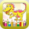 Dinosaur Coloring Book :  Educational Color and  Paint Games Free For kids and Toddlers