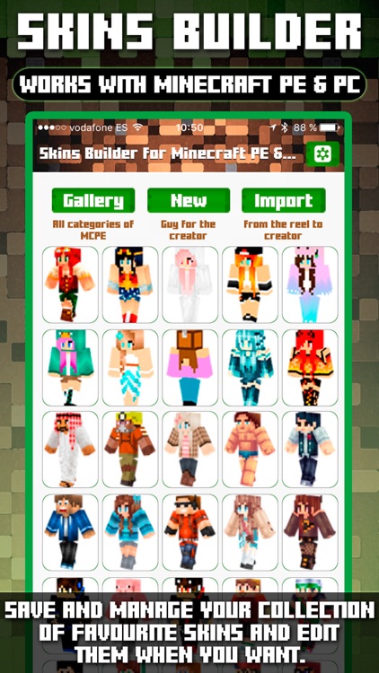 Craftor Pro Skins Creator for Minecraft PE & PC