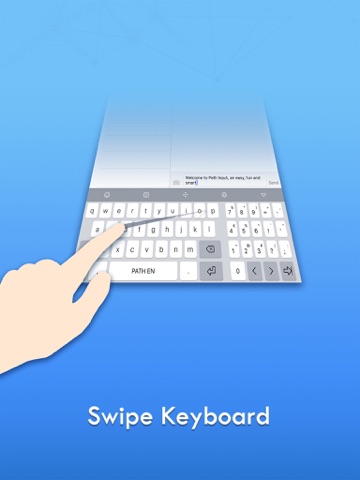 Path Input: A Swipe Keyboard for iPad screenshot 3