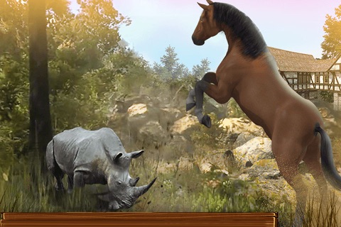 Horse Simulator Forest Rider The Texas Stallion Riding Game screenshot 3