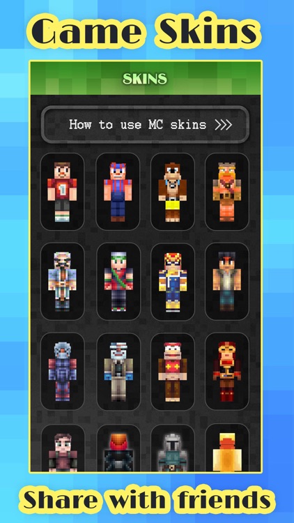 Game Character Skins Collection - Minecraft Pocket Edition Lite