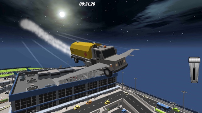 Airport Blocky Bus Flying Simulator: Extreme Air Stunts Pilo(圖3)-速報App