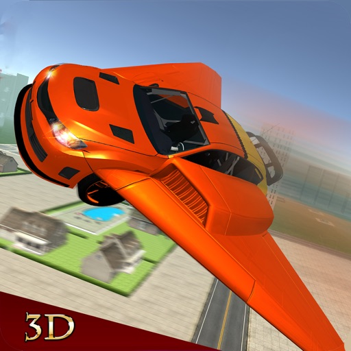 Futur Flying Car Racing : Free Play Flight Simulation iOS App