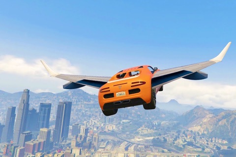Flying Cars- Free Flying Car Simulator 2016 screenshot 3