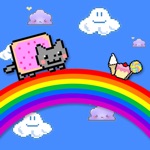Nyan Cat Rainbow Runner