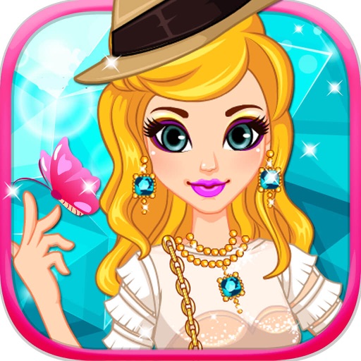 Beautiful Shopping Girl – Street Snap, Makeup, Dress up and Makeover Salon Games icon