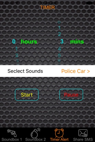 Police Sound & Siren Warning Sounds Effect Button: Ambulance, Fire Truck, Air Horn & Whistle Blast screenshot 2