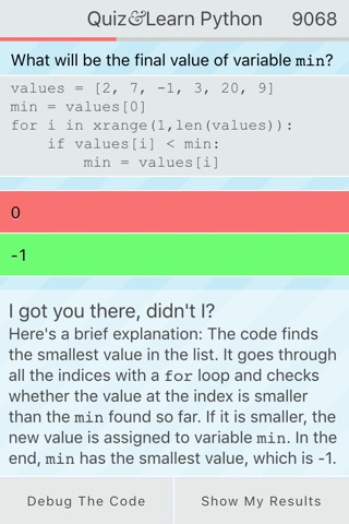 Quiz&Learn Python screenshot 3