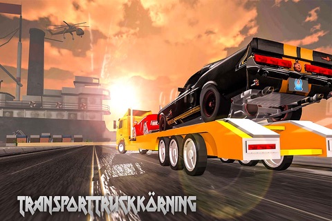 Ship Yard Car Transporter Truck : Extreme Car Parking Driving Test with Truck Simulator 2016 screenshot 2