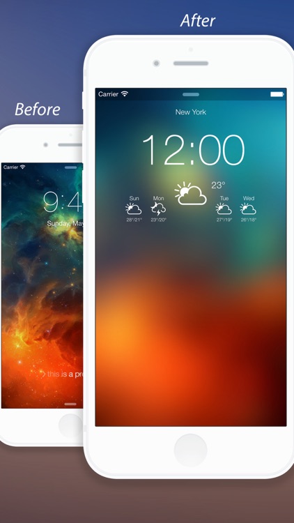Weather Lock Screen Designer Plus- Customize your Lock Screen & Backgrounds