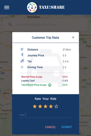 Taxi2Share-Cab Sharing Service screenshot 4