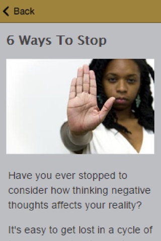 How To Stop Being Negative screenshot 3