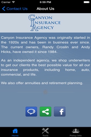 Canyon Insurance Agency screenshot 3