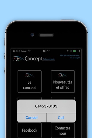 Oconcept poissonnerie screenshot 4