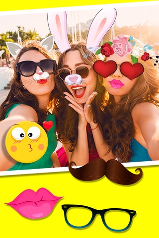 Snap photo editor of photos for face effects with stickers for selfies - Premium screenshot 2