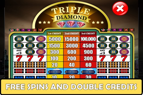 Triple Diamond - Slot Machine Free screenshot 2