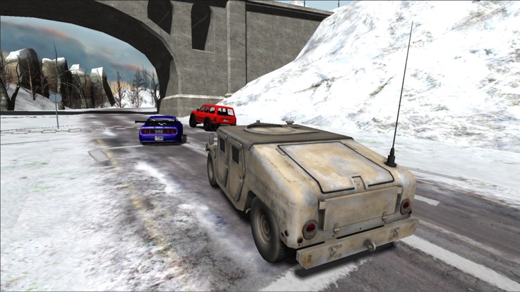 Snow Car Racing PRO screenshot-4