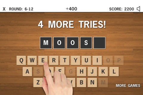 1 Word 6 Tries - Best Free Animal Guessing Word Search Game screenshot 3