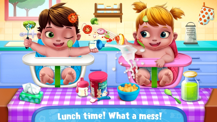 Baby Twins Babysitter