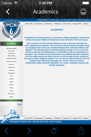 Presbyterian Christian School screenshot 3